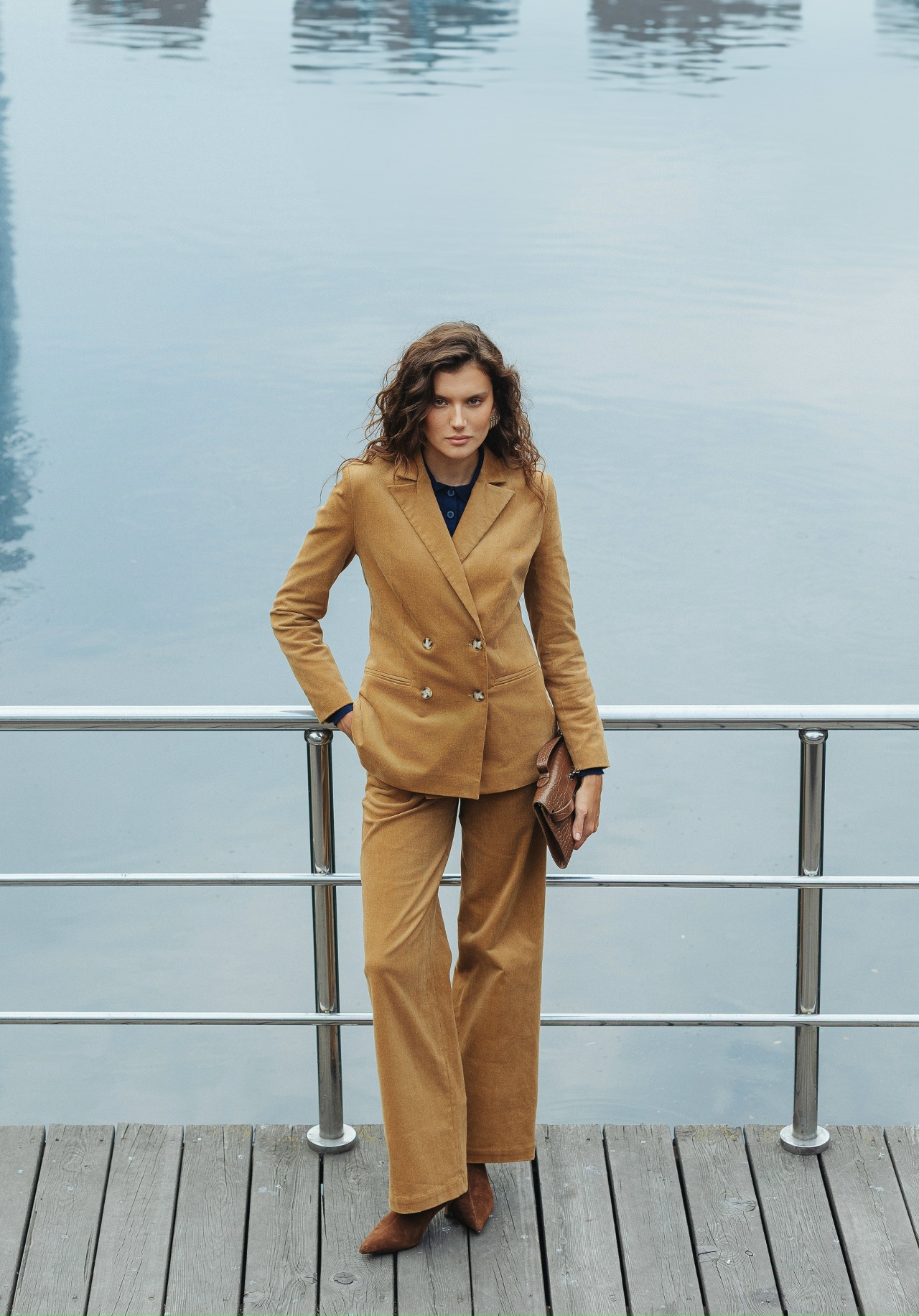 Жакет "Брауни" из микровельвета