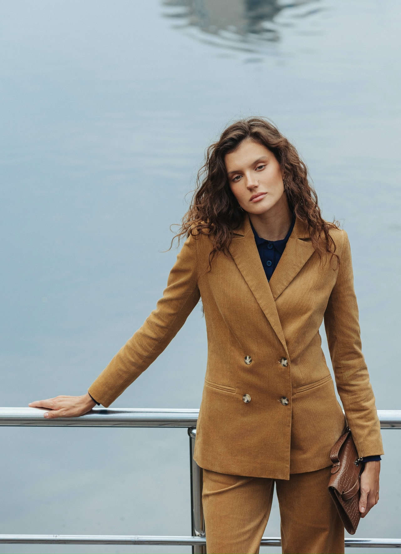 Жакет "Брауни" из микровельвета